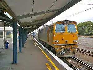 EF locomotive at Palmerston North 2007