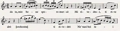 page of musical score