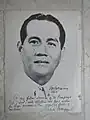 Diosdado Macapagal handwriting note and signature (from the PHS 1912-1962 Year Book)