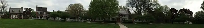 Panorama of the Replica buildings