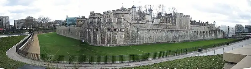 Outer Curtain Wall with Casements and Mural Towers