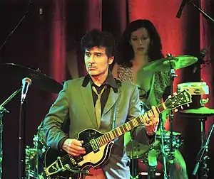 Live in St. Gallen, Switzerland, 2004:Falco with drummer Pizzorno