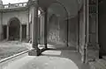 Frescos by Carracci in the cloister. Photo by Paolo Monti, 1971.