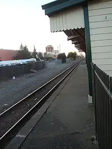 View of the platform.