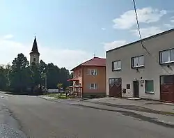 Church of Saint Margaret, municipal office and firehouse