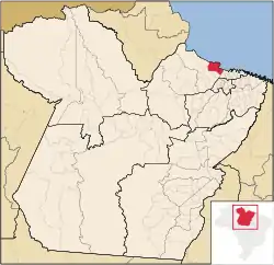 Location in the State of Pará