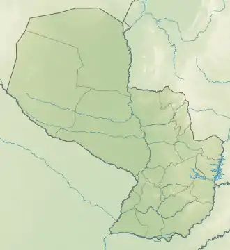 List of fossiliferous stratigraphic units in Paraguay is located in Paraguay