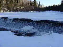 View from Parc de la rivière-du-Moulin, in Chicoutimi