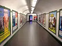 Corridors within the station