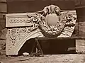 Paris Opera arch detail.