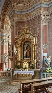 Right side altar