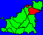 Location of Saint Sampson in Guernsey