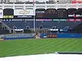 Monument Park from the stadium's pressbox