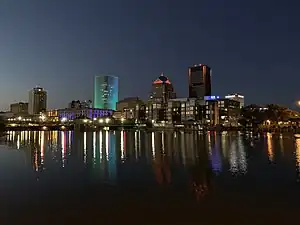 Skyline of Rochester in 2019