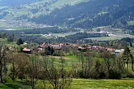 Paspels village in Domleschg