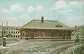 B. & M. Railroad station in 1907