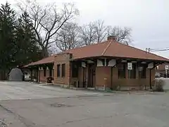 New York Central Passenger Depot, Chesterton, Indiana (trackside)