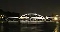 Passerelle Debilly at night