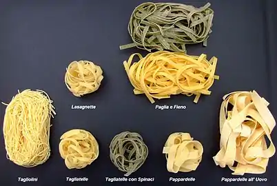 Pasta all'uovo (egg pasta)