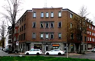 1933-1934: Pastorplatz 1 in Aachen, where Anne's maternal grandmother Rosa Holländer (née Stern) lived until 1939. Anne stayed with her from July 1933 to February 1934.