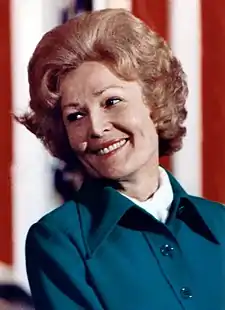 Photographic portrait of Pat Nixon