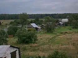 The village of Patkino in Ozyorsky District