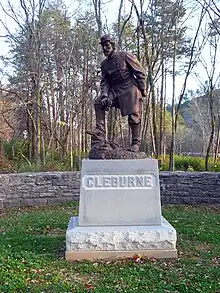 Patrick R. Cleburne statue, Ringgold