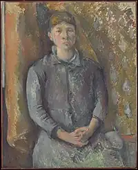 Madame Cézanne, c. 1886, Oil on canvas, The Detroit Institute of Arts