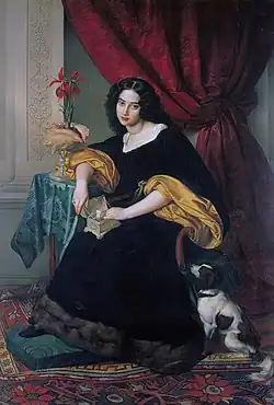 Portrait of his wife, Pauline