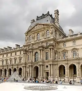 The Paviillon Richelieu of the Louvre, by Hector Lefuel (1857)