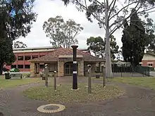 A building at the Portrush Road Reserve in Payneham, South Australia