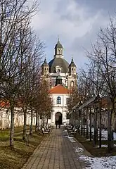 Pažaislis in winter