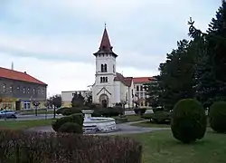 Centre with Church of Saint Wenceslaus