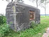 Casemate remains nearby Griendtsveen along the Defensiekanaal