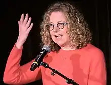 Orenstein speaks on Boys & Sex at Town Hall Seattle in 2020