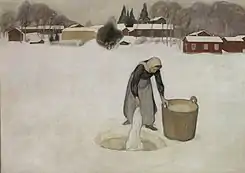 Washing on the Ice, 1900 (fi)