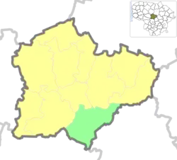 Location of Pelėdnagiai Eldership