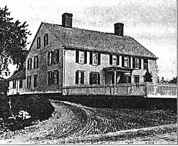 Peleg Arnold tavern at the turn of the 20th century.