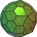 Pentagonal hexecontahedrongD = gI