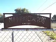 Entrance of the Old Paths Cemetery