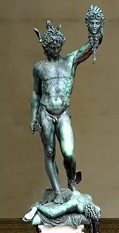 Benvenuto Cellini, Perseus with the head of Medusa, 1545–1554