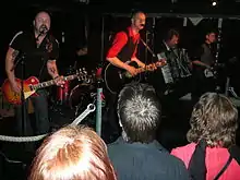 Perssons Pack during a concert in Örebro, Sweden.