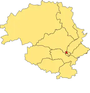 Location of the ward