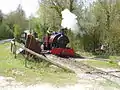 0-4-0ST 2067/1917 'Peter' on the pottery line on the Amberley Museum Railway.