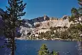 North aspect of Graveyard Peak from Peter Pande Lake