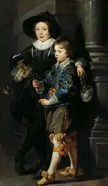 Rubens, Portrait  of his sons Albert and Nicolaas