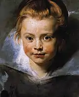 Rubens, Portrait of his daughter Clara