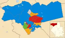 2019 results map