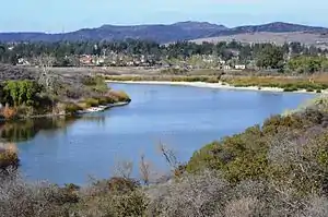 Peters Canyon Reservoir today.