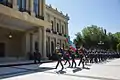 The Azerbaijani National Guard at the palace